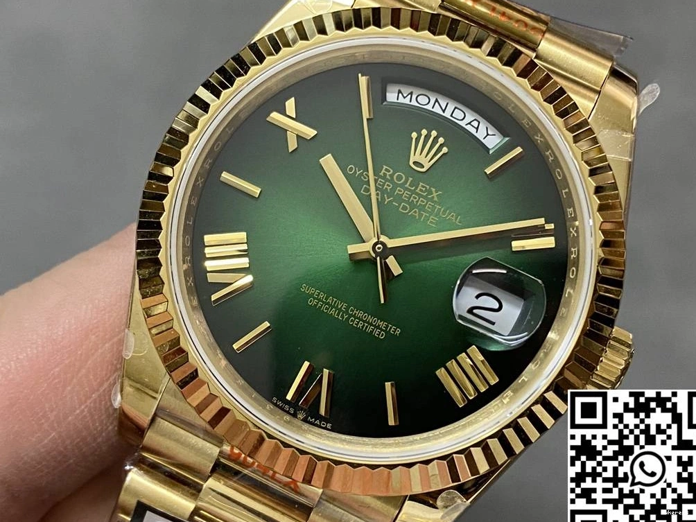 Dial Day Bold Factory v5 Steel 1023 Rolex QF Green Tungsten M228238-0069 Date 0806